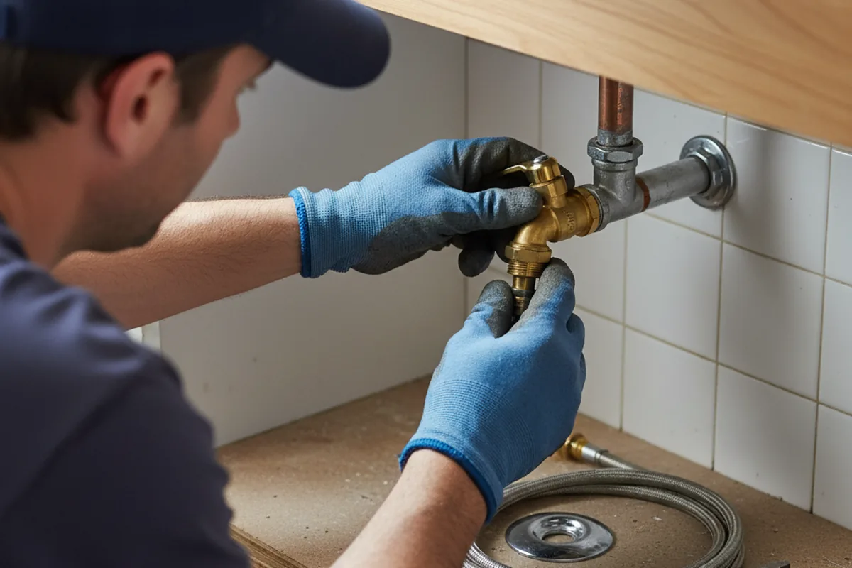 Shutoff valve and fitting work during Emergency Plumbing in Newport Beach